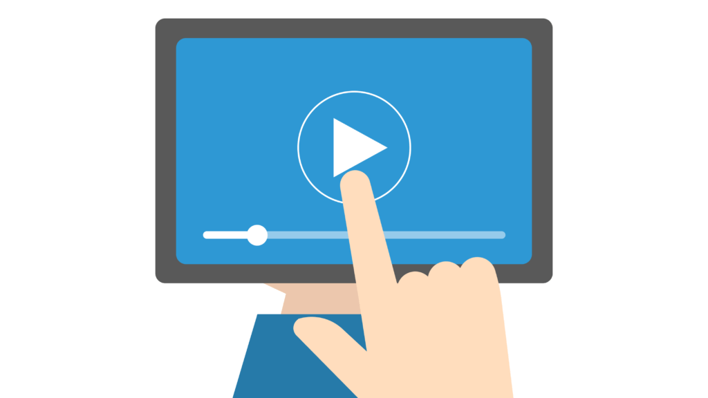 タブレットでの動画再生